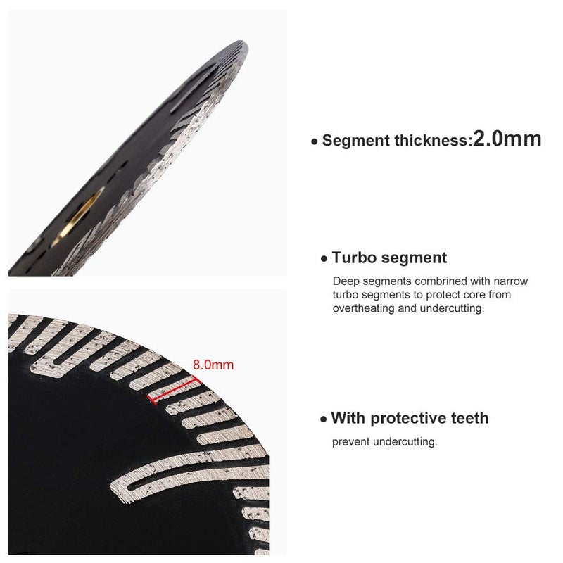 Casaverde Diamond Turbo Cutting Blade for Granite and Marble (4.5) - Image 4